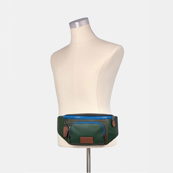 Coach Men's Track Belt Bag In Colorblock - Picture 4 of 4